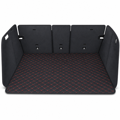 Universal PVC Leather Car Trunk Mat Cargo Liner for Sedans and SUVs Easy to Clean 100x70cm