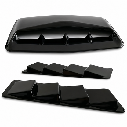 🚗 Car Hood Air Vent Sticker – Shark Gill Style Decorative Intake Scoop Trim ✨