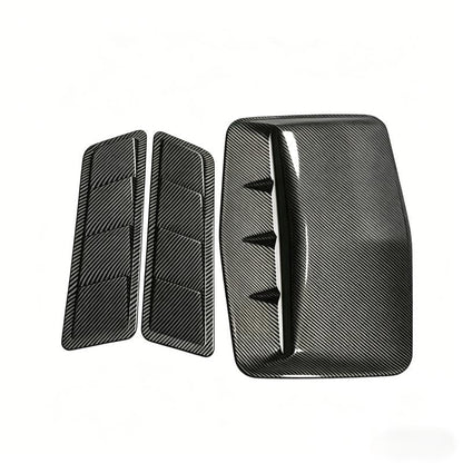 🚗 Car Hood Air Vent Sticker – Shark Gill Style Decorative Intake Scoop Trim ✨