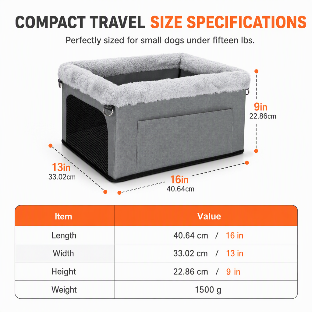 🐶🚗 Secure Travel Pet Bed – 50% OFF! Heavy-duty metal frame, waterproof Oxford fabric, safety leash – protects your dog & seats. 🛡️