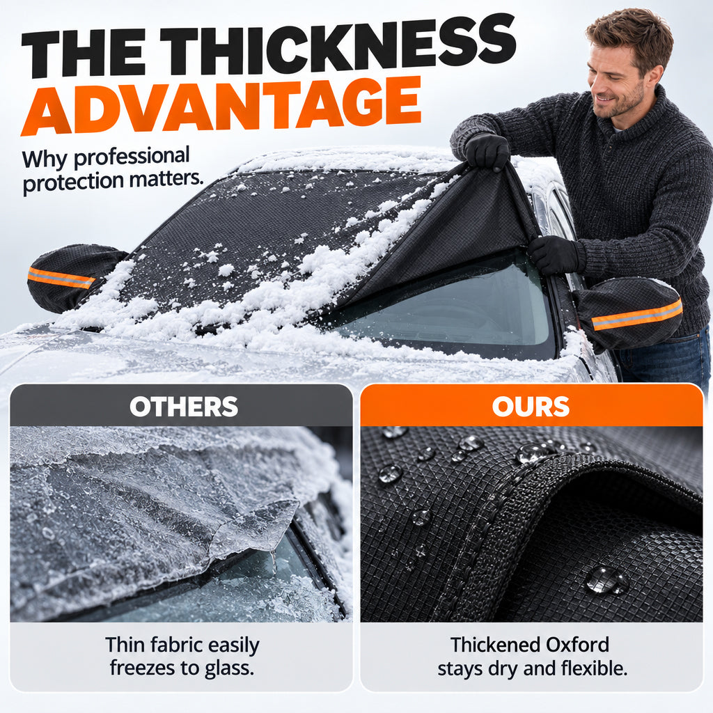❄️ 50% OFF! 🚗 All-Season Windshield Cover – Snow, frost & sun protection ✨