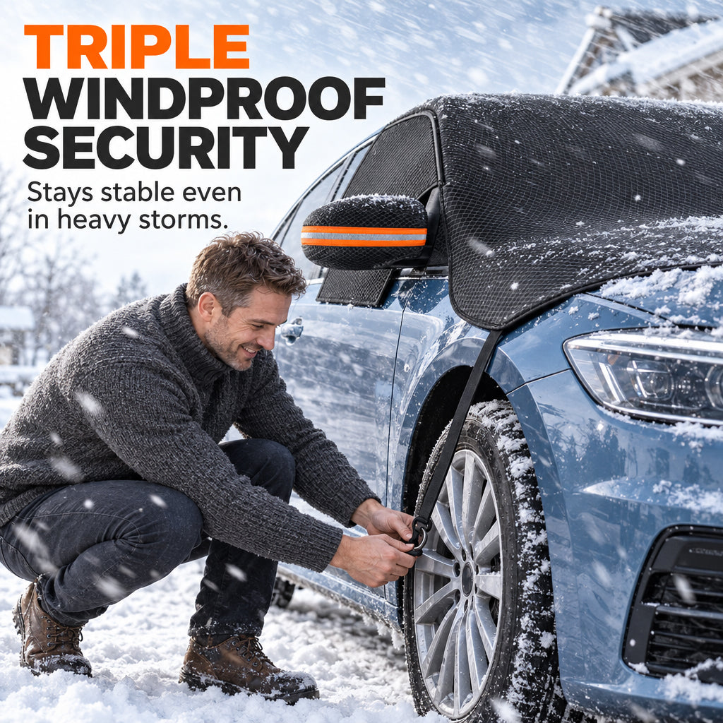 ❄️ 50% OFF! 🚗 All-Season Windshield Cover – Snow, frost & sun protection ✨