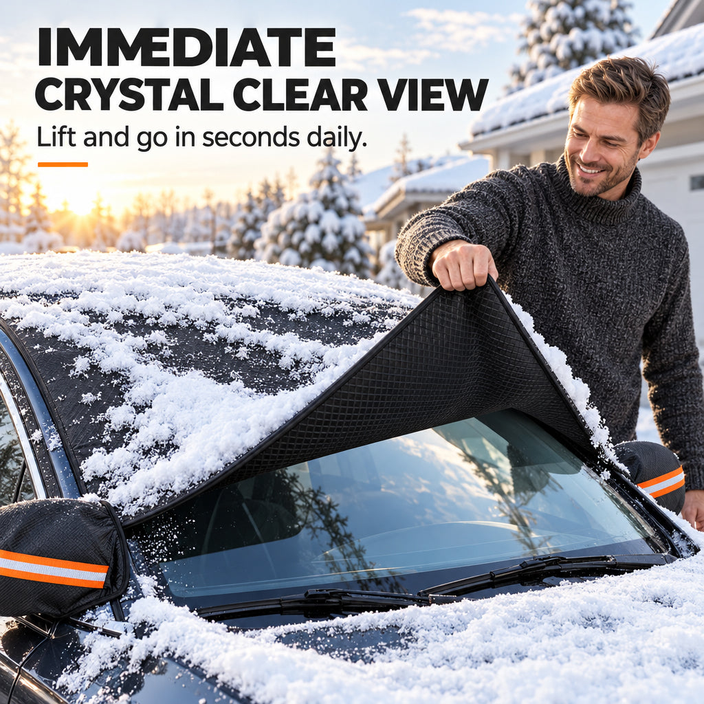 ❄️ 50% OFF! 🚗 All-Season Windshield Cover – Snow, frost & sun protection ✨