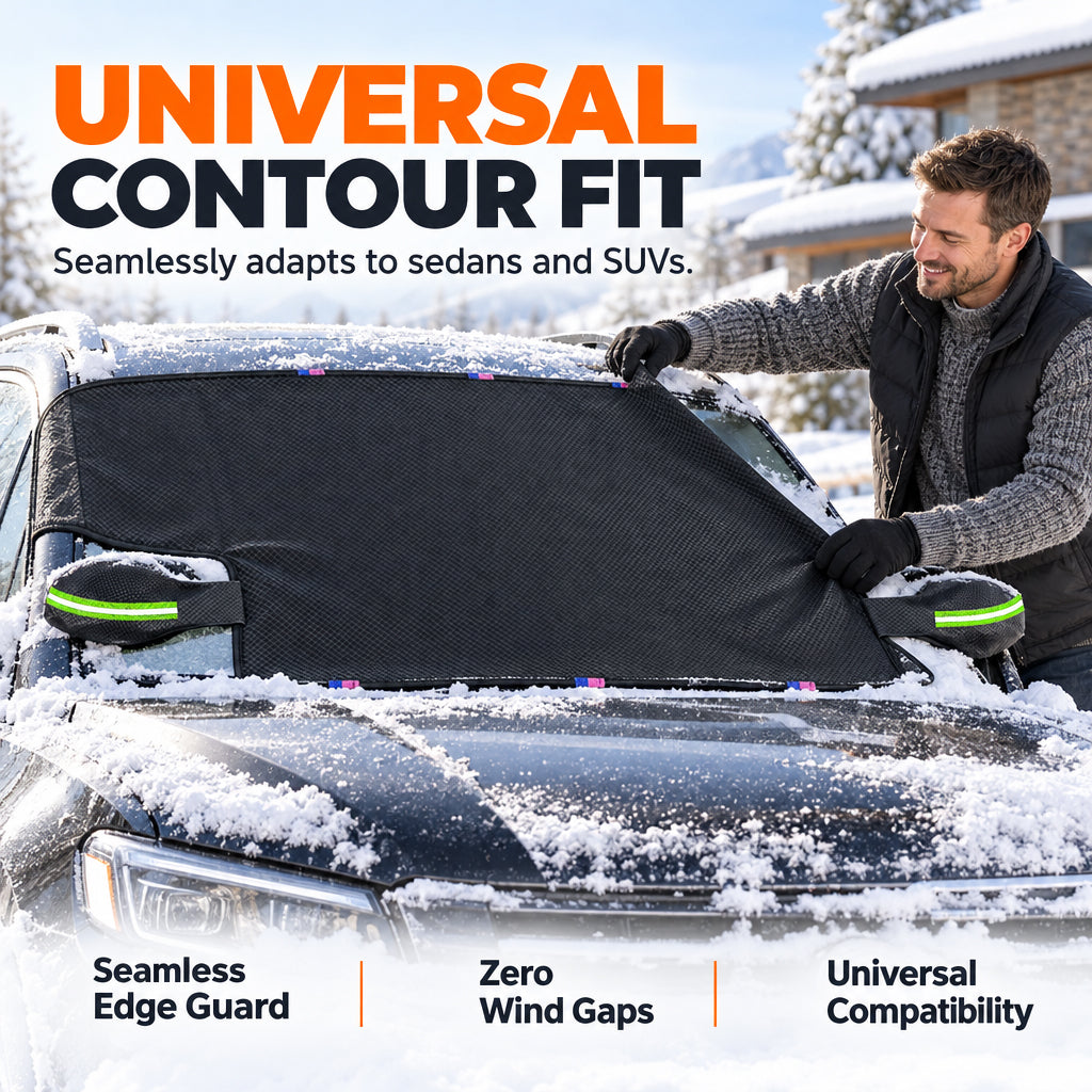 ❄️ 50% OFF! 🚗 All-Season Windshield Cover – Snow, frost & sun protection ✨