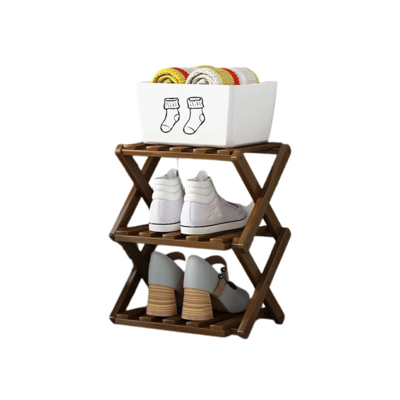 ✨50%OFF👟Durable Foldable Bamboo Shoe Rack