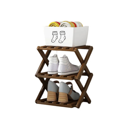 ✨50%OFF👟Durable Foldable Bamboo Shoe Rack