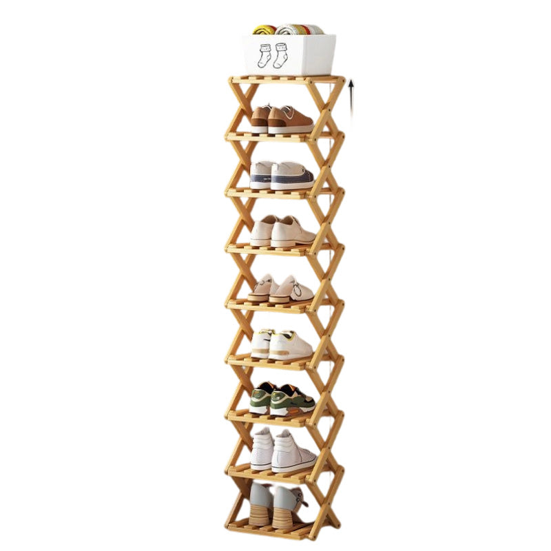 ✨50%OFF👟Durable Foldable Bamboo Shoe Rack