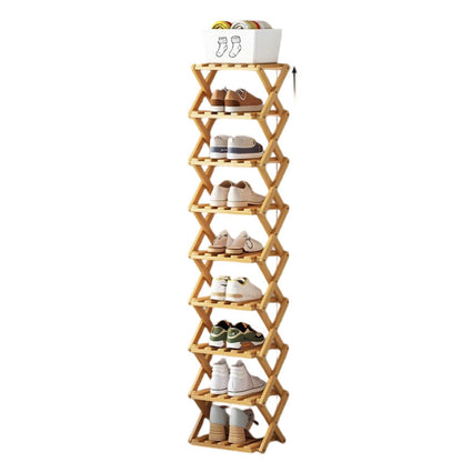 ✨50%OFF👟Durable Foldable Bamboo Shoe Rack