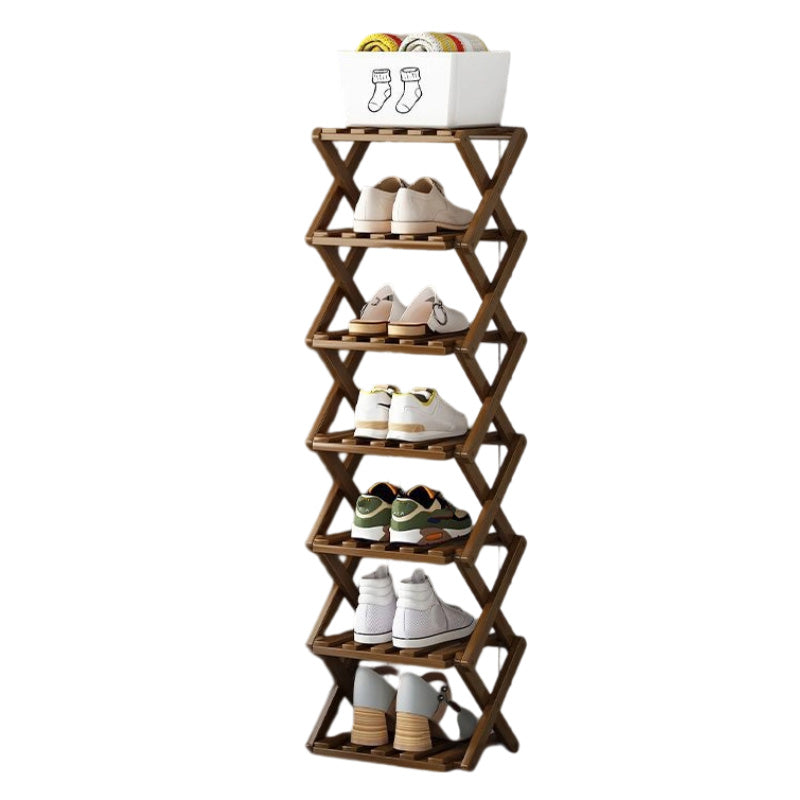 ✨50%OFF👟Durable Foldable Bamboo Shoe Rack