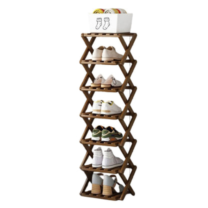 ✨50%OFF👟Durable Foldable Bamboo Shoe Rack