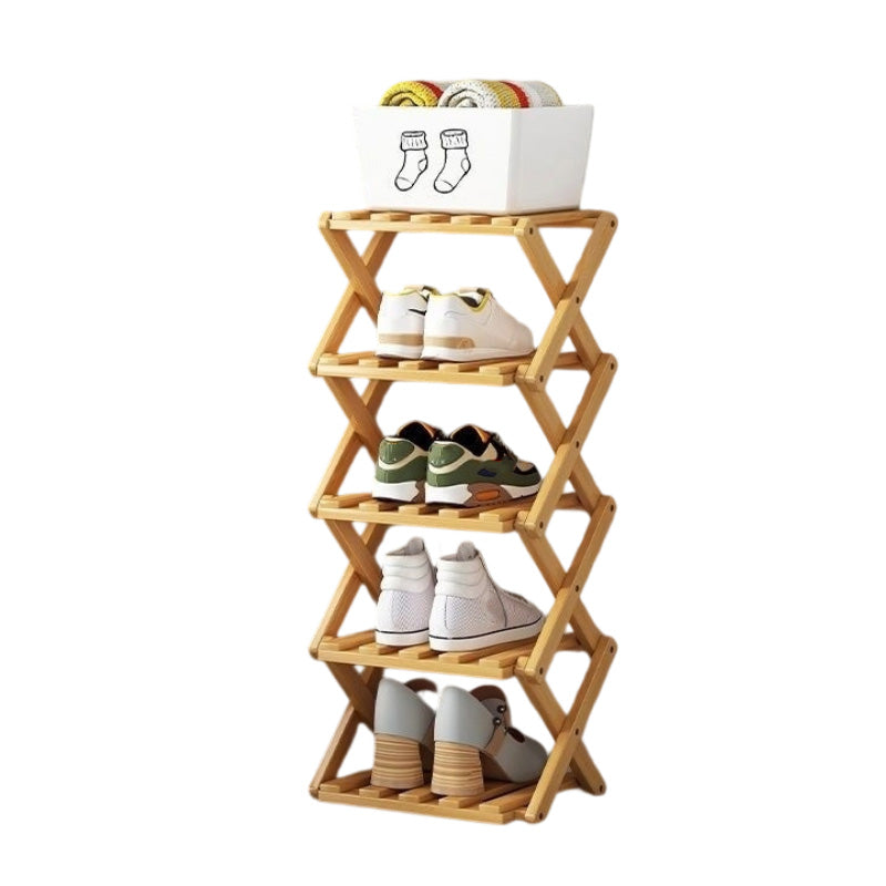 ✨50%OFF👟Durable Foldable Bamboo Shoe Rack
