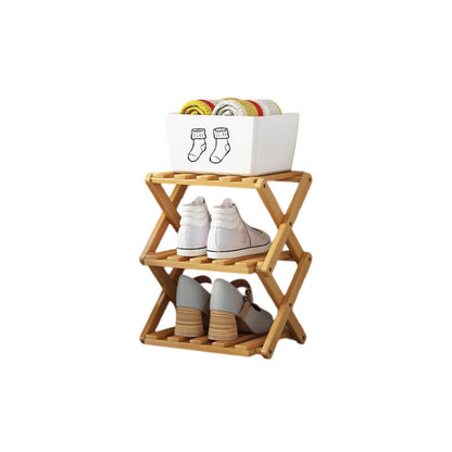 ✨50%OFF👟Durable Foldable Bamboo Shoe Rack