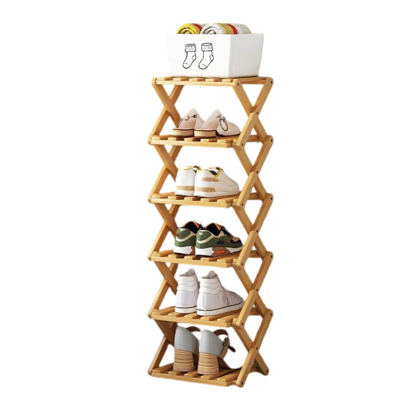 ✨50%OFF👟Durable Foldable Bamboo Shoe Rack