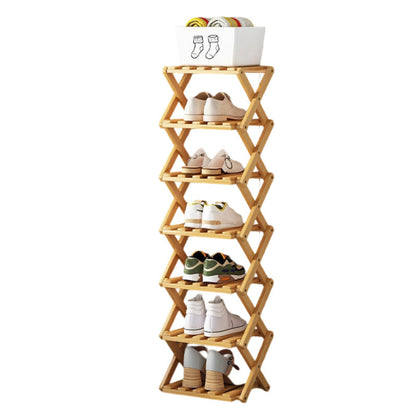✨50%OFF👟Durable Foldable Bamboo Shoe Rack