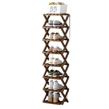 ✨50%OFF👟Durable Foldable Bamboo Shoe Rack