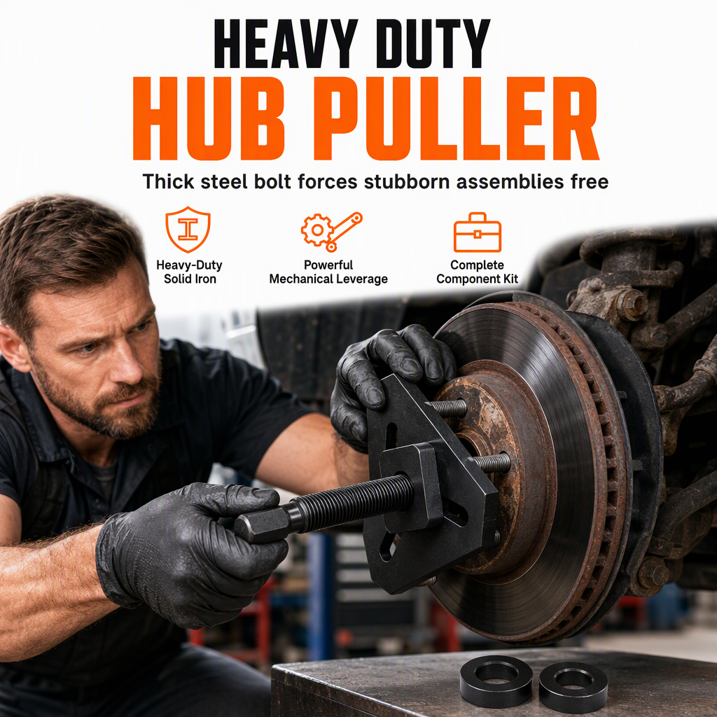 📢📢 50% OFF !!🛠️40100 Wheel Hub Removal Tool Kit for Cars and Trucks