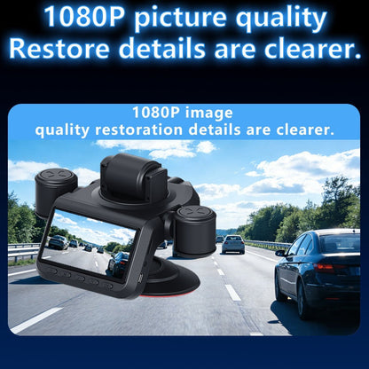 5-Lens 360 Degree Panoramic Dash Cam