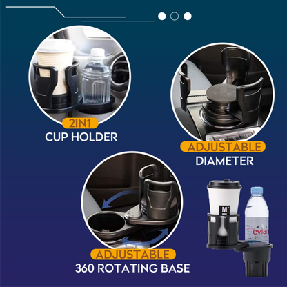 Multifunctional Car Cup Holder&Organiser