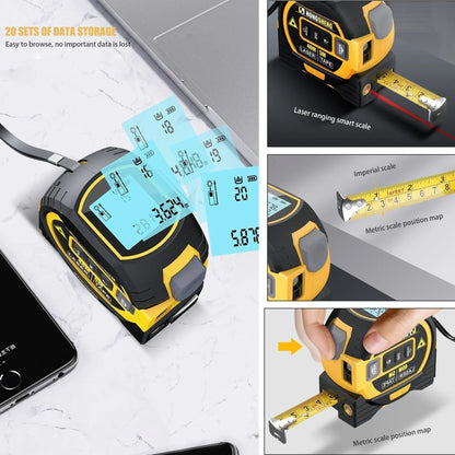🎁New Year Big Discounts！⏳3-In-1 Infrared Laser Tape Measuring