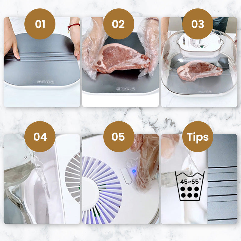 🎁[Practical Gift] 🔥Home Frozen Meat Ingredients Thawing Machine🥩