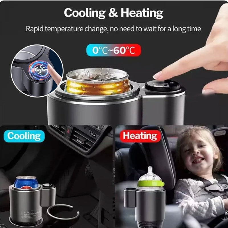 🔥Last 5 Days Sale 50% 🔥2 in 1 Smart Car Mug Cooling Heater