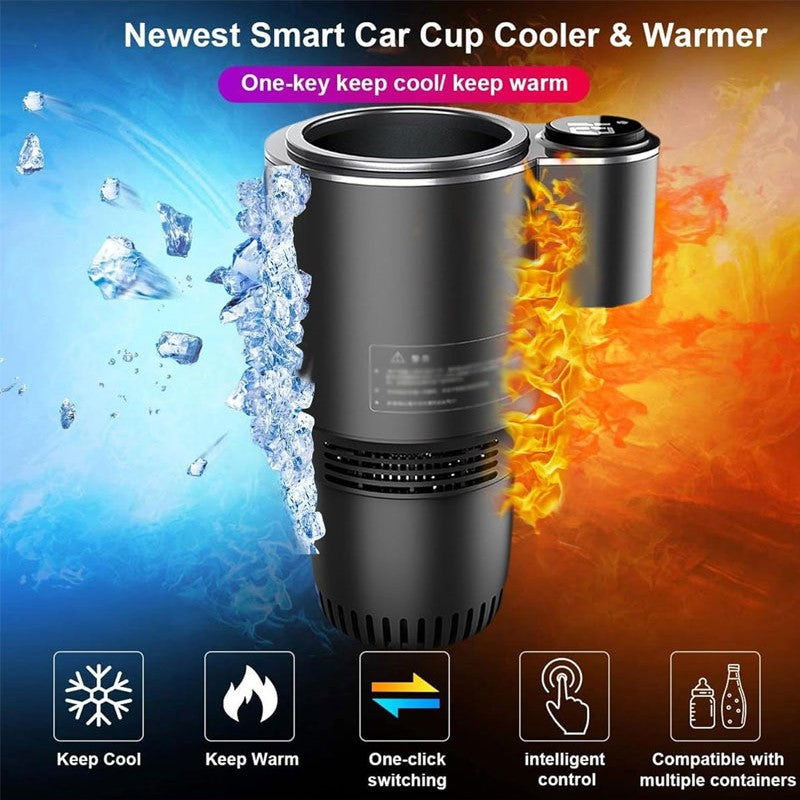 🔥Last 5 Days Sale 50% 🔥2 in 1 Smart Car Mug Cooling Heater