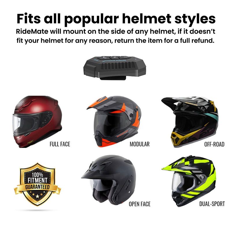 BT12 Motorcycle Helmet Bluetooth Headset